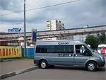 Бесплатный автобус Genser в пункт аренды автомобилей АрендаАвто-ркт на ул.Добролюбова